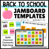 Back to School Jamboard Template All About Me Get To Know 