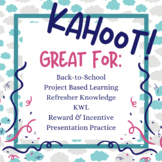 Back to School Kahoot All About Me Ice Breaker Project Bas