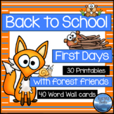 Back to School Kindergarten, First Grade Math & Literacy W