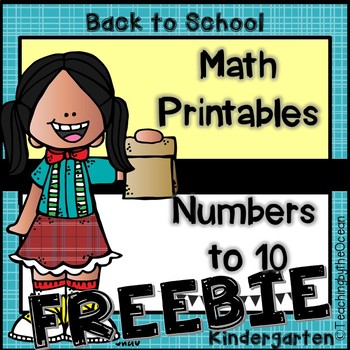 Preview of Kindergarten Number Sense Printables - Numbers to Ten - FREEBIE