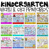Kindergarten Math and Literacy Printables and Worksheets B