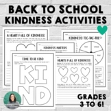 Back to School Kindness Activities!