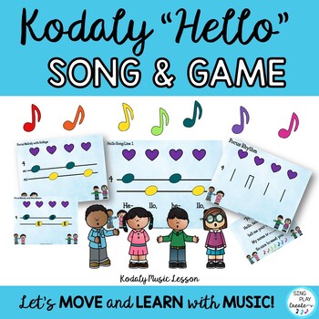 Music Lesson and Game: "Hello" Song for Back to School Music Class