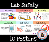 Back to School Lab Safety Posters Bulletin Board Classroom Decor