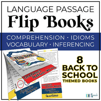 Preview of Back to School Language Passages for Vocabulary, Idioms, and Inferencing