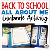 Back to School All About Me and First Days of School Lapbo