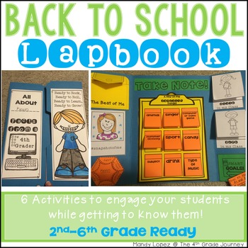 Back to School Lapbook {6 Engaging Activities to Meet Your Students!}