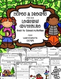 Hopes and Dreams- Adventure Themed Packet! {Goal Setting, 