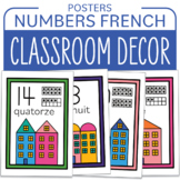 Back to School Les Nombres Number Posters 0-20 (FRENCH)