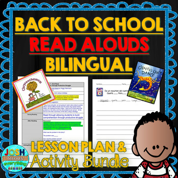 Preview of Back to School Lessons Bilingual Read Alouds- Lesson Plans and Google Activities