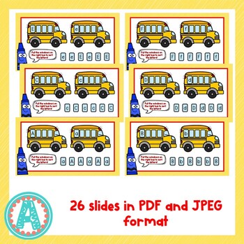 Back to School Letter Sorting Digital Busy Box for Distance Learning