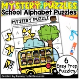 Back to School Mystery Puzzles, Beginning of Year Letter M