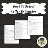 Back to School Letter to Teacher