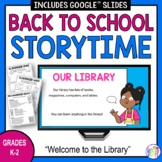 Back to School Library Storytime - First Elementary Librar