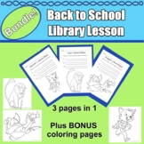 Back to School Library Rules - Bundle!
