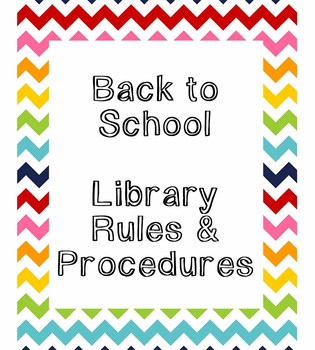 Preview of Back to School Library Rules Prezi for Orientation