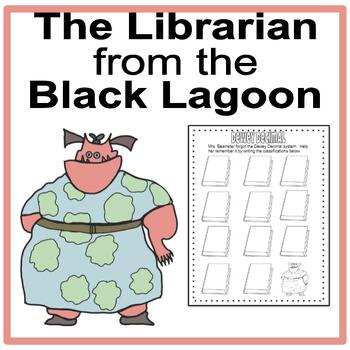 Preview of Back to School Library The Librarian from the Black Lagoon Reading Activities