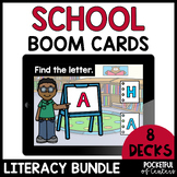 Back to School Literacy Boom Cards™ - August Boom Cards™