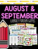 Back to School Literacy Games for Partners