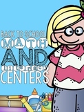 Back to School Literacy & Math Centers
