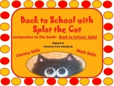 Back to School Literacy and Math with the Cat