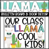 Back to School Llama Bulletin Board or Door Decoration