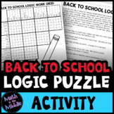 Back to School Logic Puzzle for Middle School - Beginning 