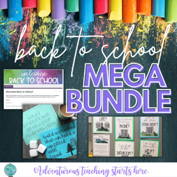 Preview of Back to School Bundle: Engaging Activities for English Language Arts Grades 6-12