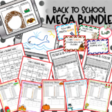Back to School MEGA Bundle with First Week of School Activ