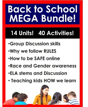 Preview of Back to School MEGA bundle! Gr8 activities to start the year