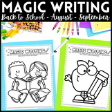 Back to School - Magic Writing for Word Work Centers and S