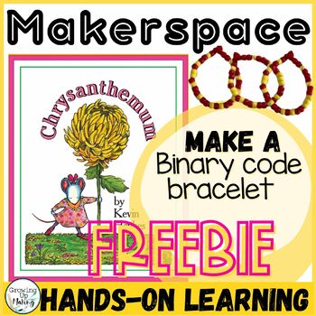 Preview of Back to School Makerspace Activity, Hands-on Learning, Binary code FREEBIE