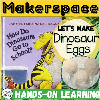 Preview of Back to School | Makerspace  | Dino Eggs | Hands-on learning | Avery Label |