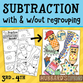 Back to School Math - 2 & 3 Digit SUBTRACTION With & Witho