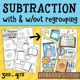 Back to School Math - 2 & 3 Digit SUBTRACTION With & Witho