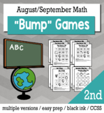 Back to School Math 2nd Grade+ Bump Games Bundle