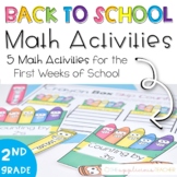Back to School Math Activities for 2nd Grade