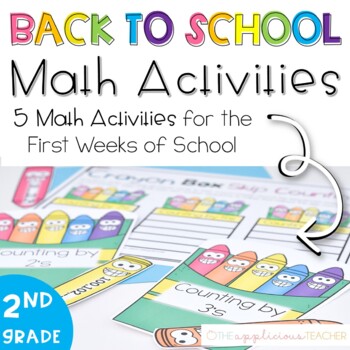 Preview of Back to School Math Activities for 2nd Grade