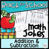 Back to School Math Activities Addition and Subtraction Wo