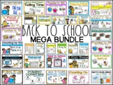 Back to School Math Activities MEGA Bundle