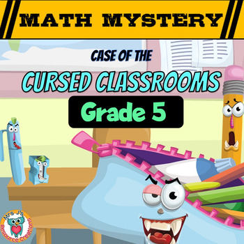 Preview of Back to School Math Activity: 5th Grade Math Mystery Game