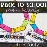 Back to School Math Activity