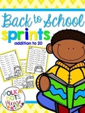 Back to School Math | Addition to 20 Worksheets | Addition