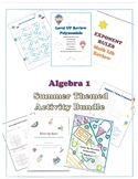 Algebra 1 Final Review Fun Activity Bundle