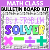 Welcome Back to School Math Bulletin Board Kit Classroom D