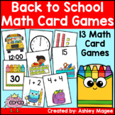 Back to School Math Card Games: 13 Games for Addition, Tim