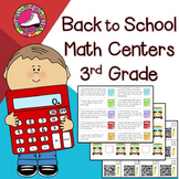 Back to School Math Centers 3rd Grade - Reviews 2nd Grade 