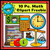 Back-to-School Math Clipart Freebie (10 Pc.)