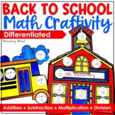 Back to School Math Craft with Cross-Curricular Writing Options