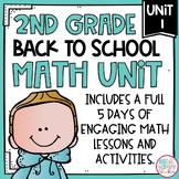 Back to School Math Unit with Activities for SECOND GRADE